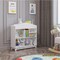 Playhouse Book Shelves, Wooden Children's Bookcases with Storage, Kids Bookshelf White Dollhouse Bookcase for Boys and Girls